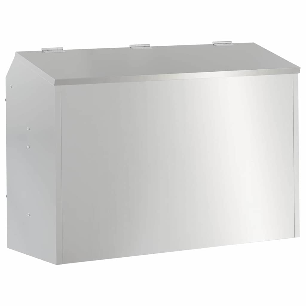 Kaninchenfütterer Silber 64,5 x 25,5 x 45,5 cm Verzinkter Stahl