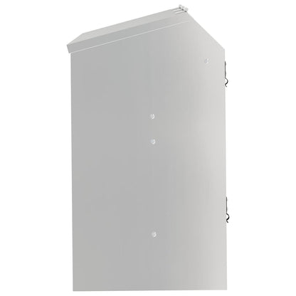 Kaninchenfütterer Silber 64,5 x 25,5 x 45,5 cm Verzinkter Stahl