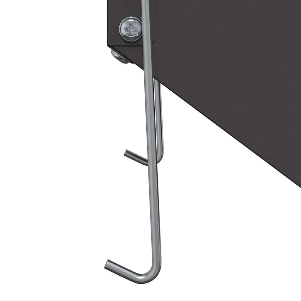 Kaninchenfütterer Schwarz 12,5 x 26 x 28,5 cm