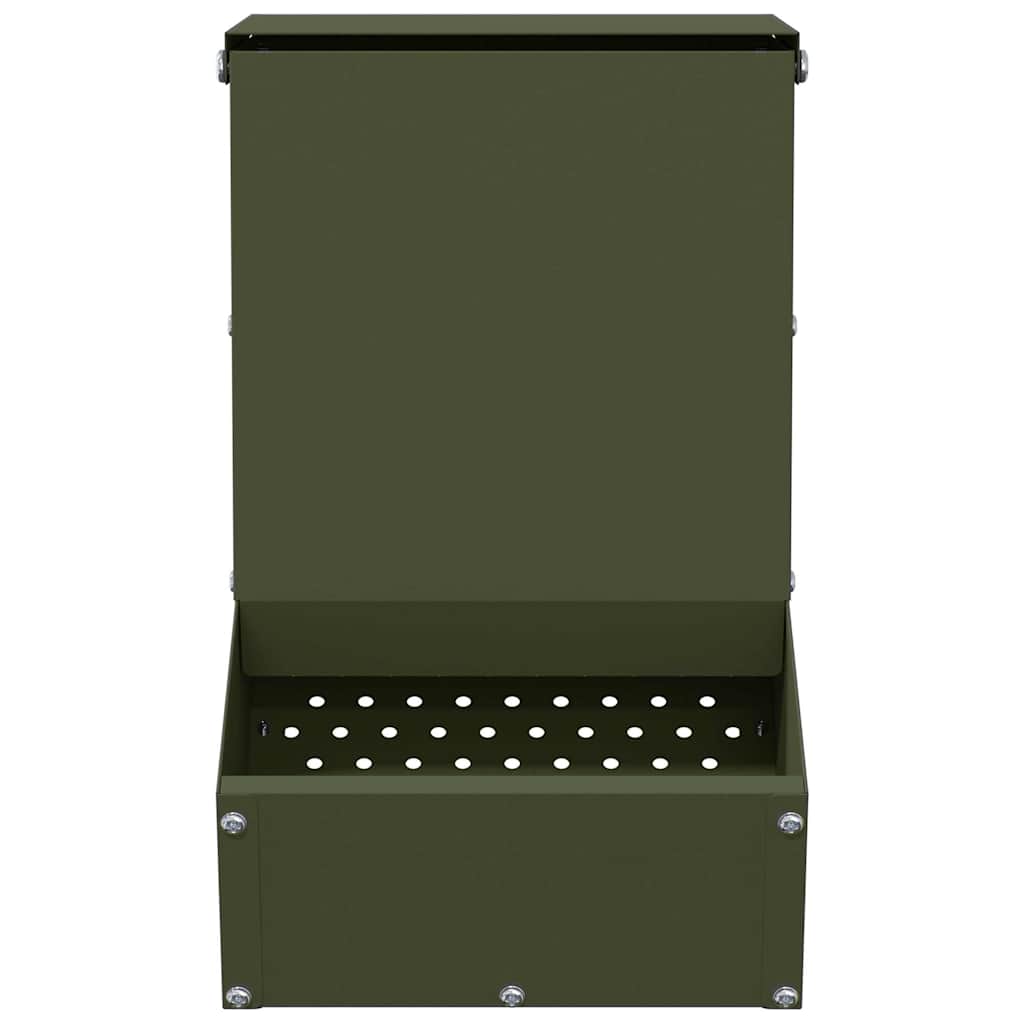 Kaninchenfütterer Olive Grün 17,5 x 26 x 28,5 cm