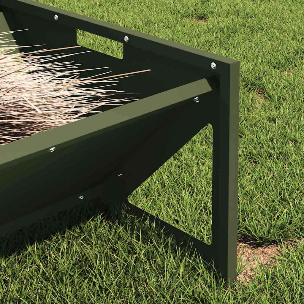 Futtertröge für Nutztiere Olive Grün 108 x 50 x 28 cm