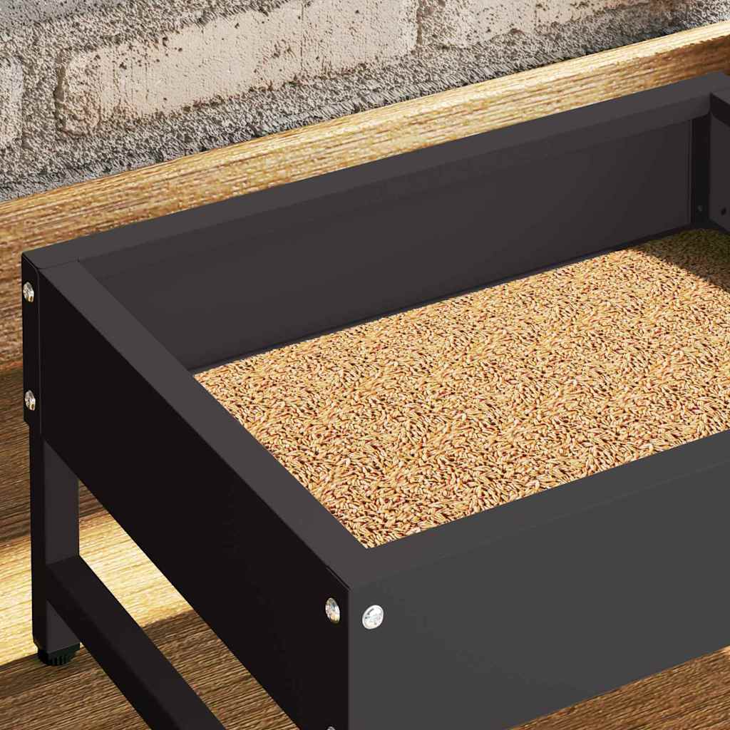 Vogel-Feeder Schwarz 34 x 26 x 16 cm Kaltgewalzter Stahl