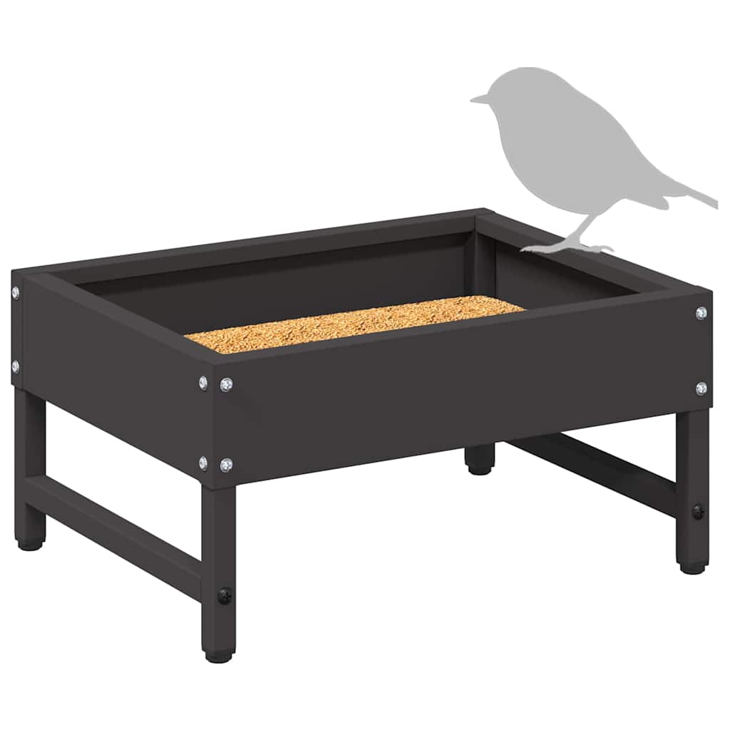 Vogel-Feeder Schwarz 34 x 26 x 16 cm Kaltgewalzter Stahl