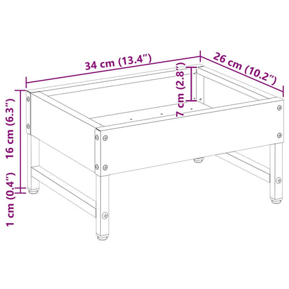 Vogel-Feeder Schwarz 34 x 26 x 16 cm Kaltgewalzter Stahl