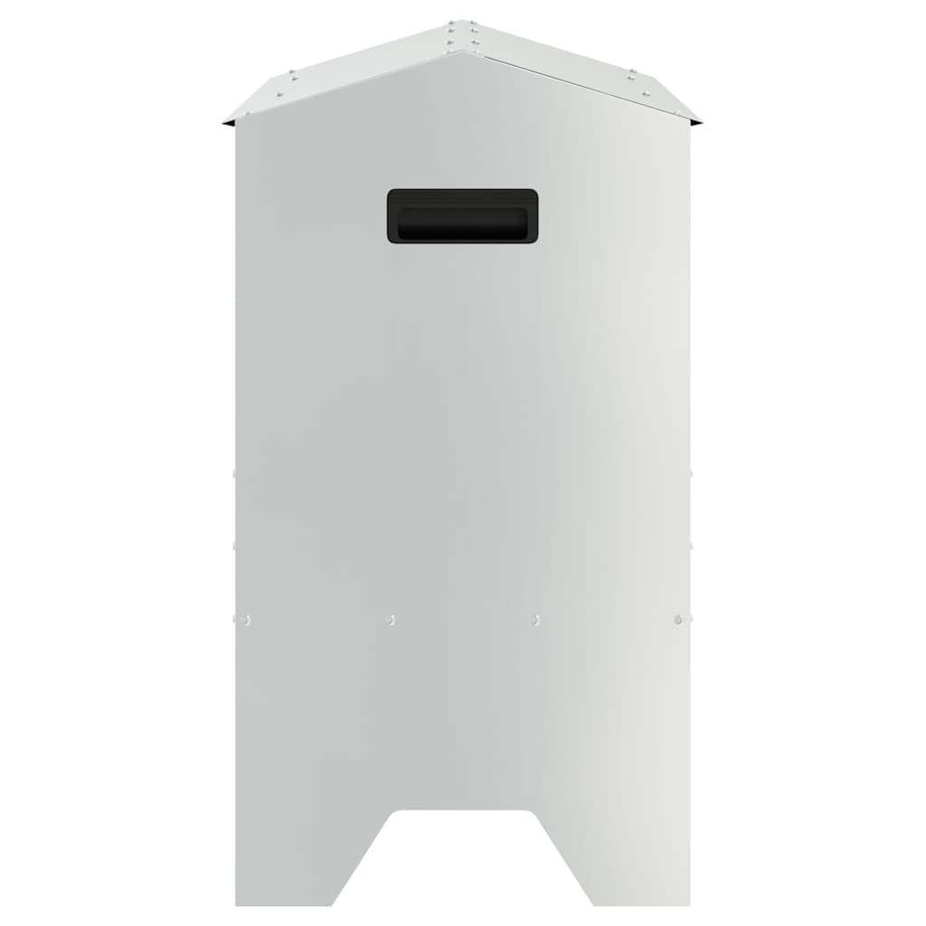 Futtertröge für Nutztiere Silber 79 x 35 x 62 cm