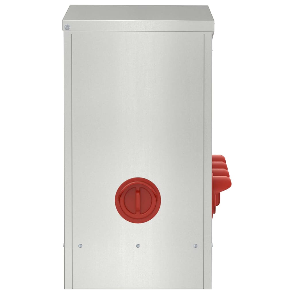 Hühnerfütterer Silber 60,5 x 29 x 51 cm Verzinkter Stahl