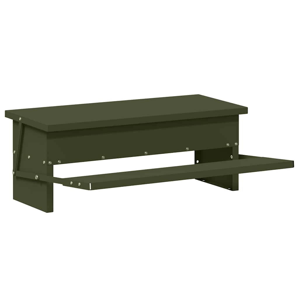Hühnertretfeeder Olive Grün 48,5 x 39,5 x 19 cm