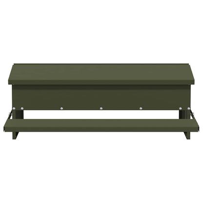 Hühnertretfeeder Olive Grün 75 x 53 x 20,5 cm