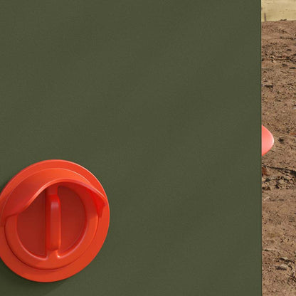 Hühnerfütterer Olive Grün 32,5 x 20,5 x 43 cm