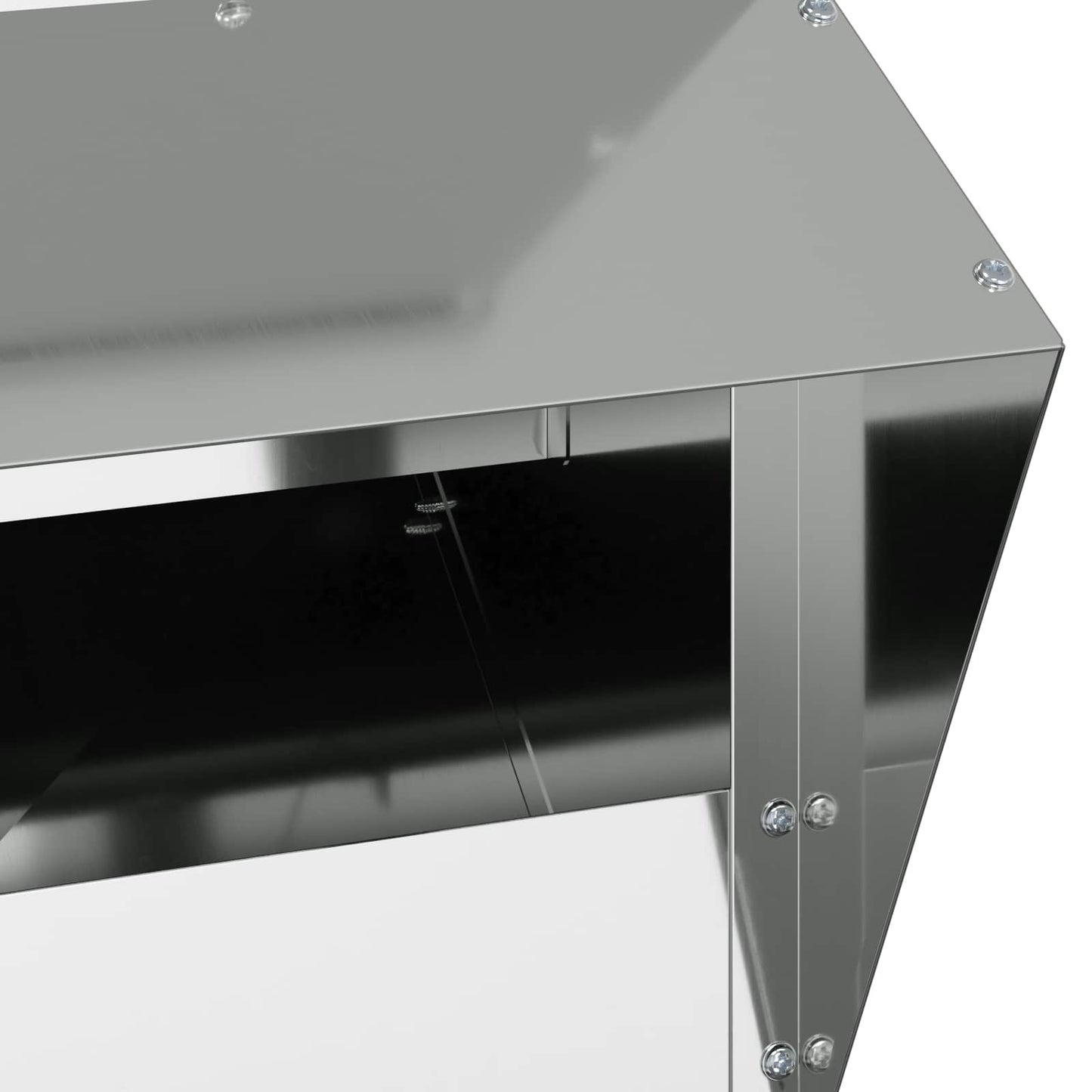 Hühnerfütterer Silber 35 x 30,5 x 43,5 cm Verzinkter Stahl