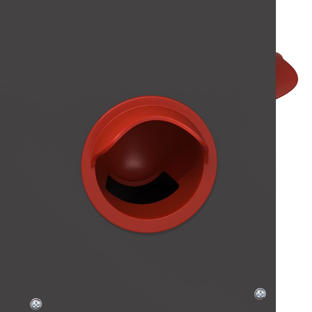 Hühnerfütterer 2 pcs Schwarz 60,5 x 29 x 51 cm