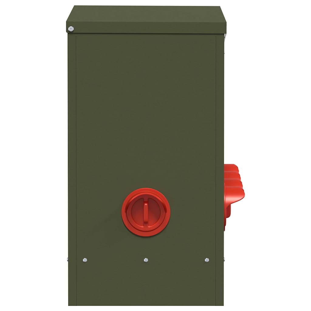 Hühnerfütterer 2 pcs Olive Grün 60,5 x 29 x 51 cm