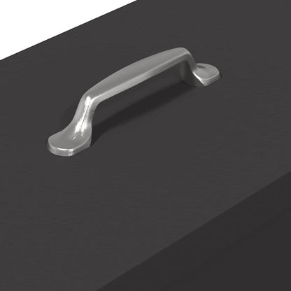 Hühnerfütterer 2 pcs Schwarz 41,5 x 20,5 x 33 cm