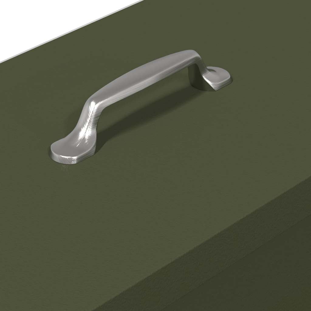 Hühnerfütterer 2 pcs Olive Grün 41,5 x 20,5 x 33 cm