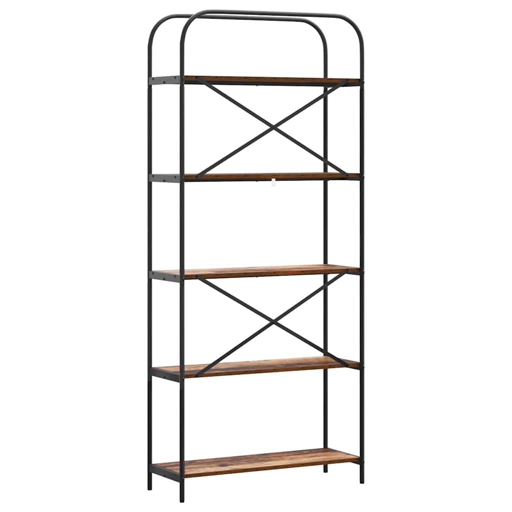 Bücherregal Altholz 80 x 30 x 183 cm Holzwerkstoff