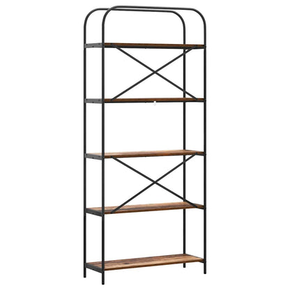 Bücherregal Altholz 80 x 30 x 183 cm Holzwerkstoff