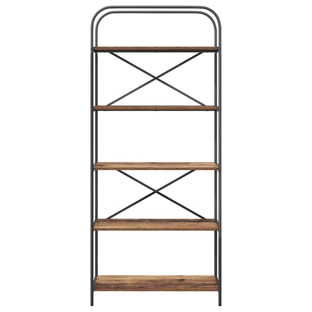 Bücherregal Altholz 80 x 30 x 183 cm Holzwerkstoff