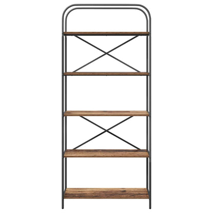 Bücherregal Altholz 80 x 30 x 183 cm Holzwerkstoff