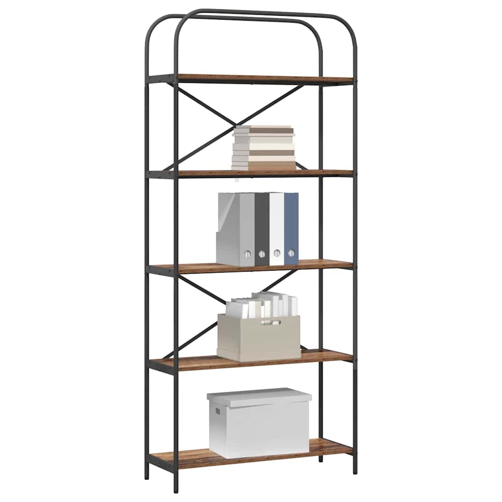 Bücherregal Altholz 80 x 30 x 183 cm Holzwerkstoff