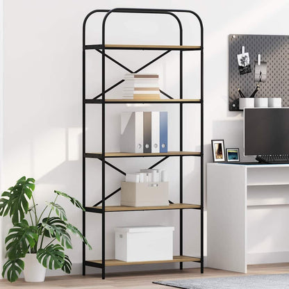 vidaXL Bücherregal Artisan-Eiche 80 x 30 x 183 cm Holzwerkstoff