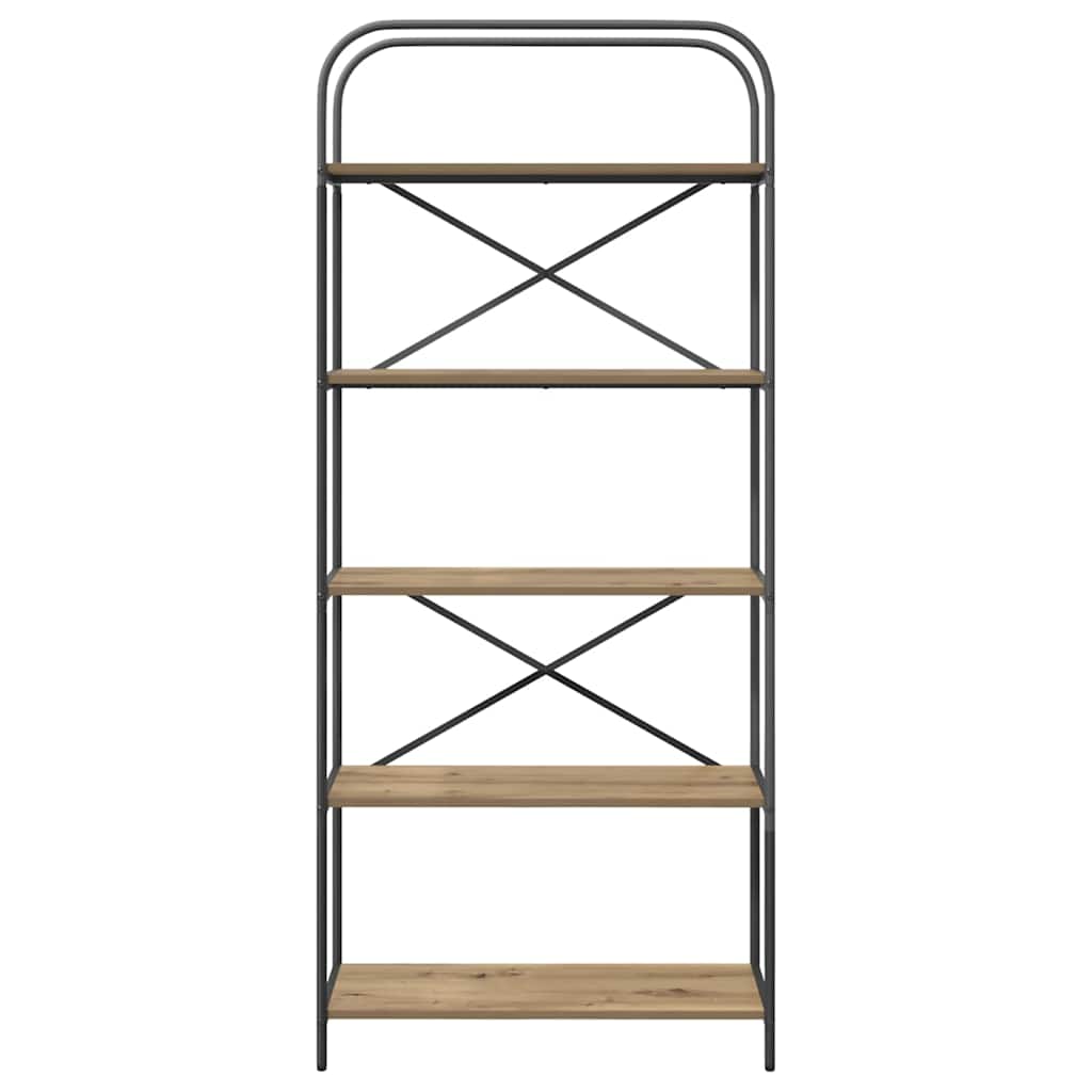 vidaXL Bücherregal Artisan-Eiche 80 x 30 x 183 cm Holzwerkstoff