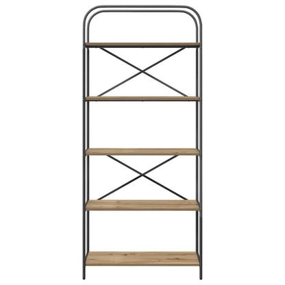 vidaXL Bücherregal Artisan-Eiche 80 x 30 x 183 cm Holzwerkstoff