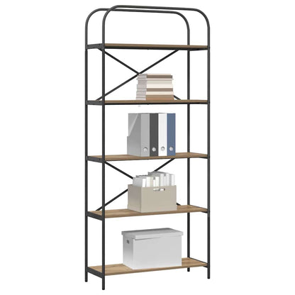 vidaXL Bücherregal Artisan-Eiche 80 x 30 x 183 cm Holzwerkstoff