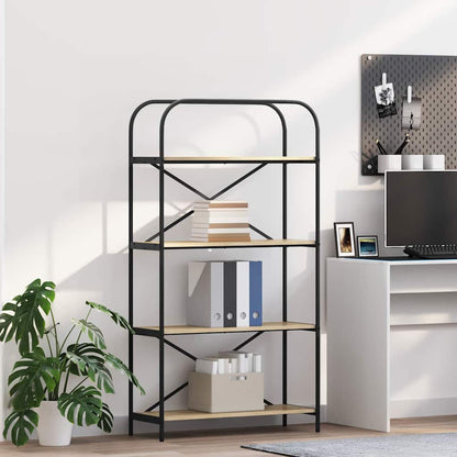 vidaXL Bücherregal Sonoma-Eiche 80 x 30 x 146 cm Holzwerkstoff