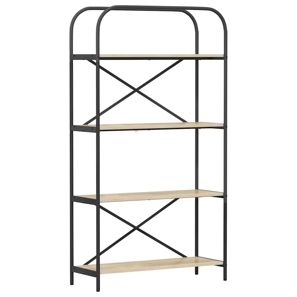 vidaXL Bücherregal Sonoma-Eiche 80 x 30 x 146 cm Holzwerkstoff