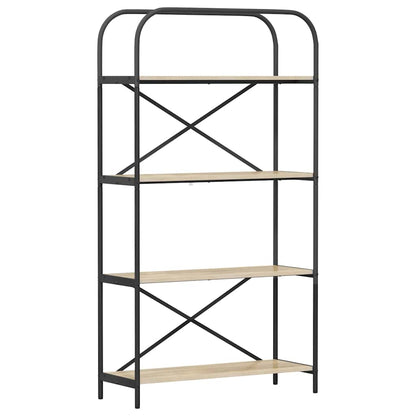 vidaXL Bücherregal Sonoma-Eiche 80 x 30 x 146 cm Holzwerkstoff