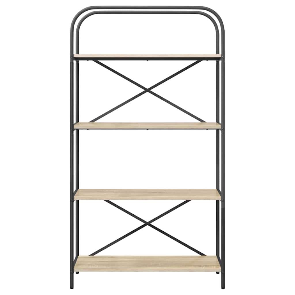 vidaXL Bücherregal Sonoma-Eiche 80 x 30 x 146 cm Holzwerkstoff