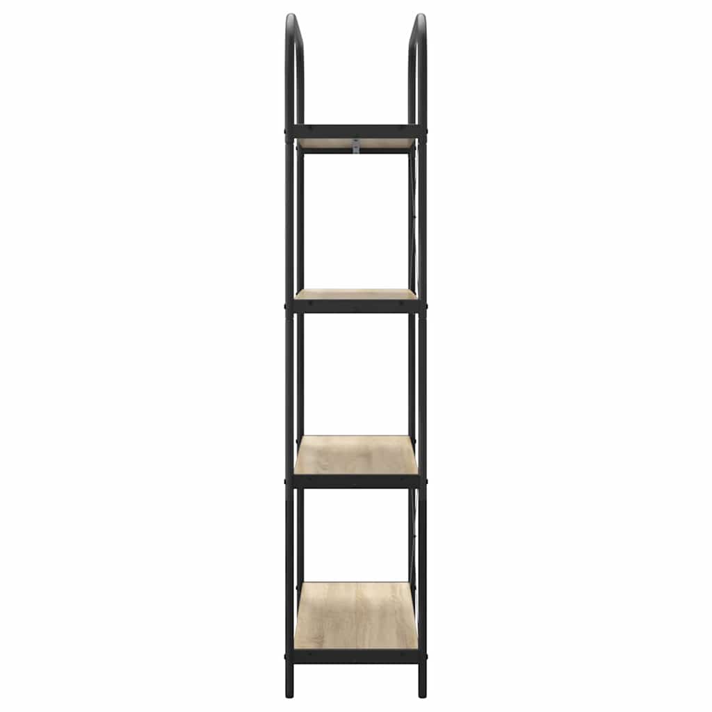 vidaXL Bücherregal Sonoma-Eiche 80 x 30 x 146 cm Holzwerkstoff