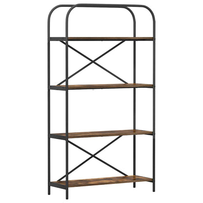 vidaXL Bücherregal Geräucherte Eiche 80 x 30 x 146 cm Holzwerkstoff