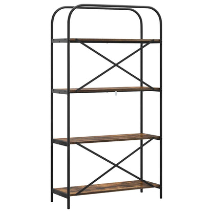 vidaXL Bücherregal Geräucherte Eiche 80 x 30 x 146 cm Holzwerkstoff