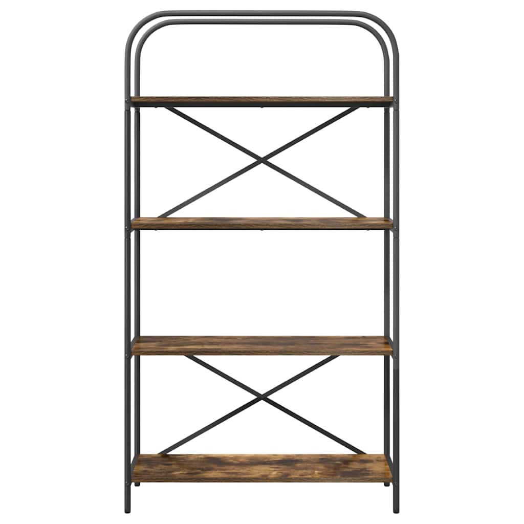 vidaXL Bücherregal Geräucherte Eiche 80 x 30 x 146 cm Holzwerkstoff