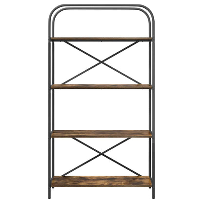 vidaXL Bücherregal Geräucherte Eiche 80 x 30 x 146 cm Holzwerkstoff
