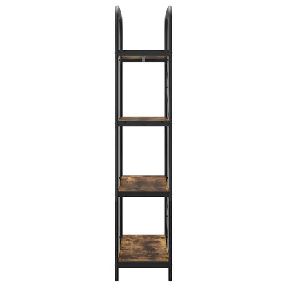 vidaXL Bücherregal Geräucherte Eiche 80 x 30 x 146 cm Holzwerkstoff