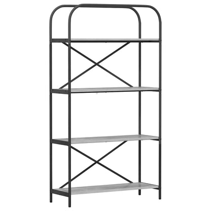 Bücherregal Graues Sonoma 80 x 30 x 146 cm Holzwerkstoff