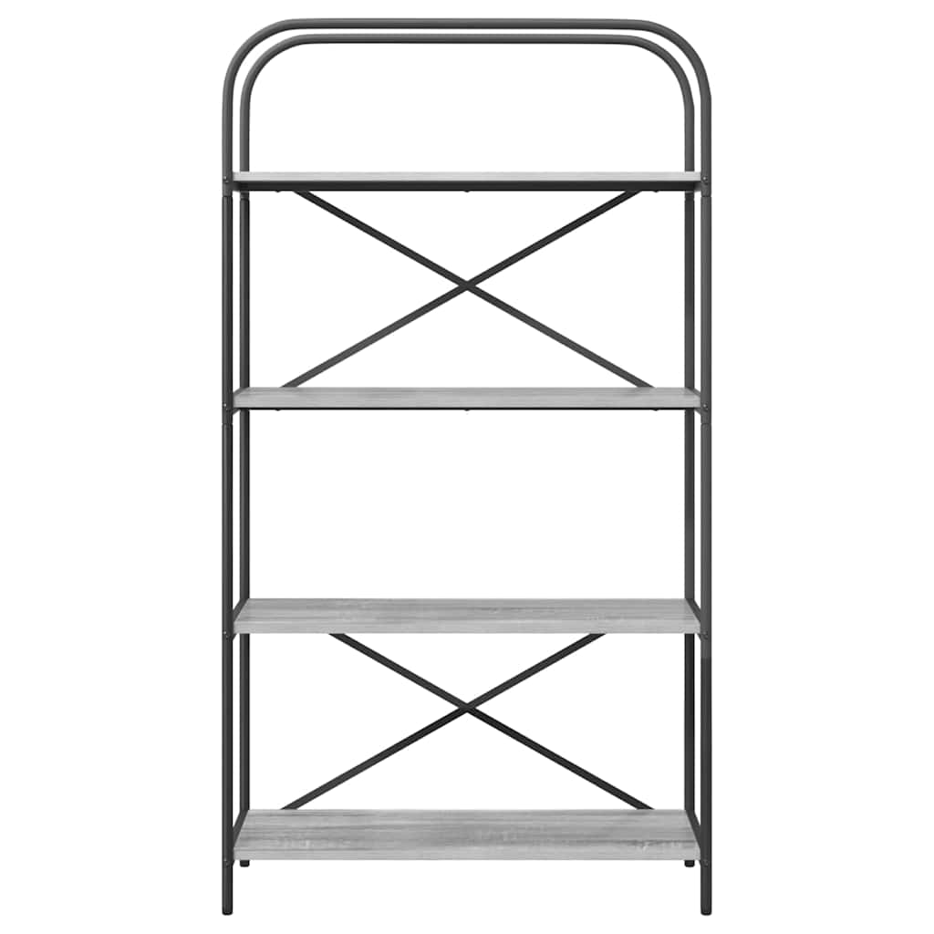 Bücherregal Graues Sonoma 80 x 30 x 146 cm Holzwerkstoff
