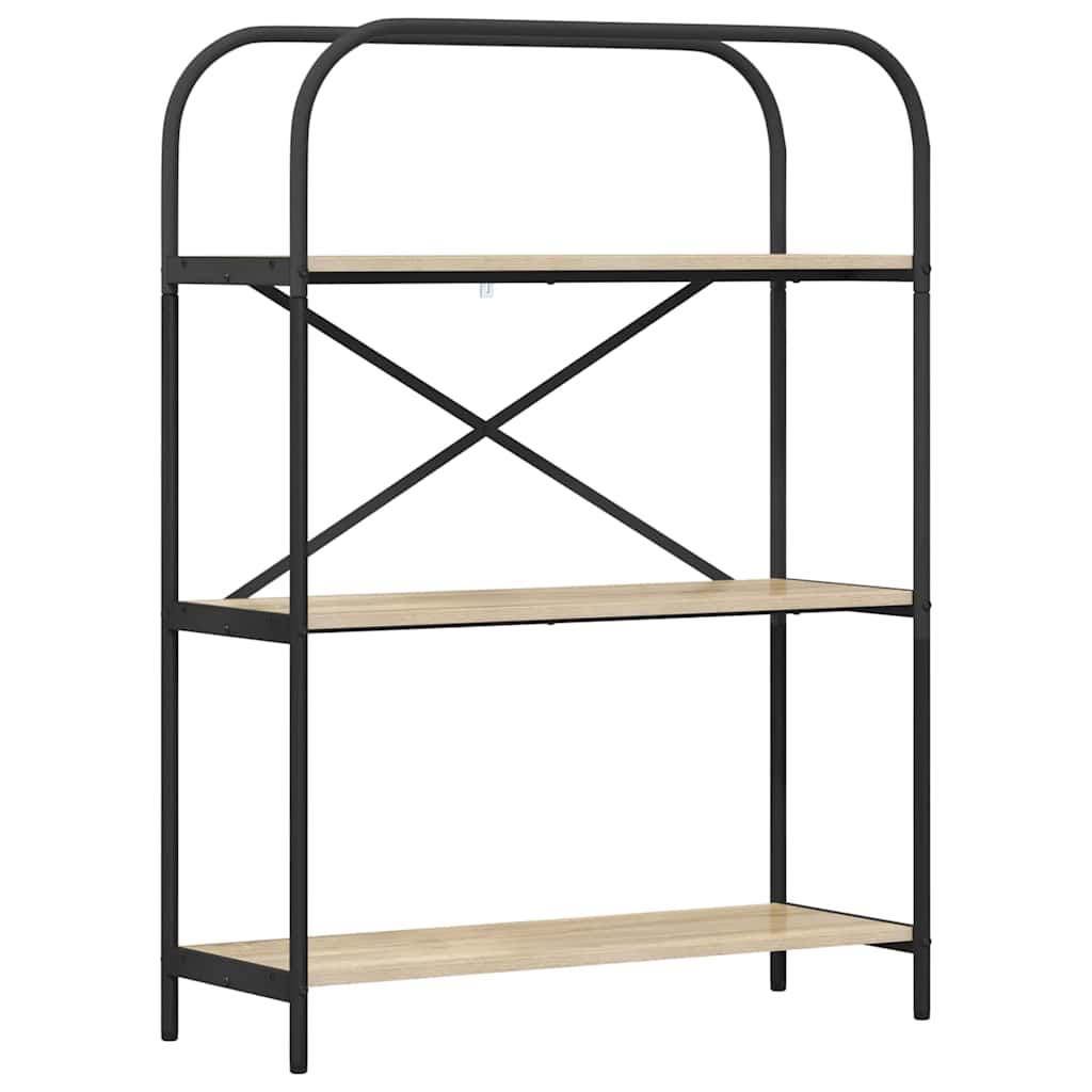 Bücherregal Sonoma-Eiche 80 x 30 x 109 cm Holzwerkstoff