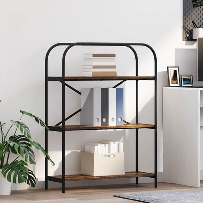 Bücherregal Geräucherte Eiche 80 x 30 x 109 cm Holzwerkstoff