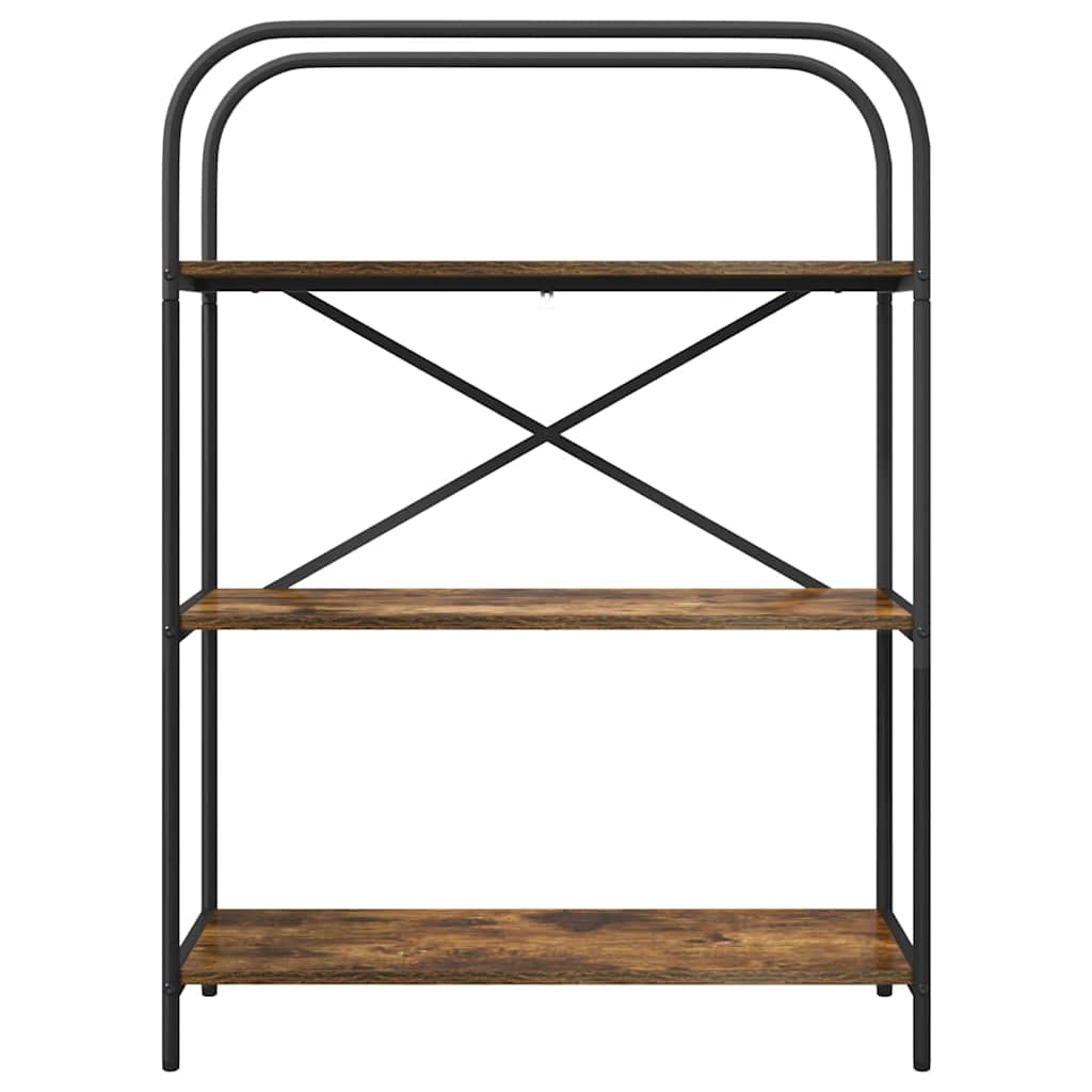 Bücherregal Geräucherte Eiche 80 x 30 x 109 cm Holzwerkstoff