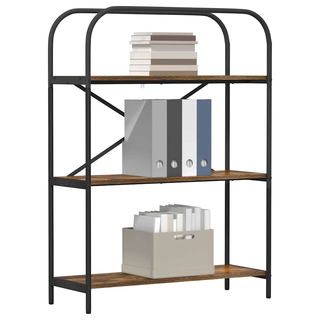 Bücherregal Geräucherte Eiche 80 x 30 x 109 cm Holzwerkstoff