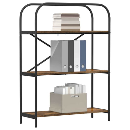 Bücherregal Geräucherte Eiche 80 x 30 x 109 cm Holzwerkstoff