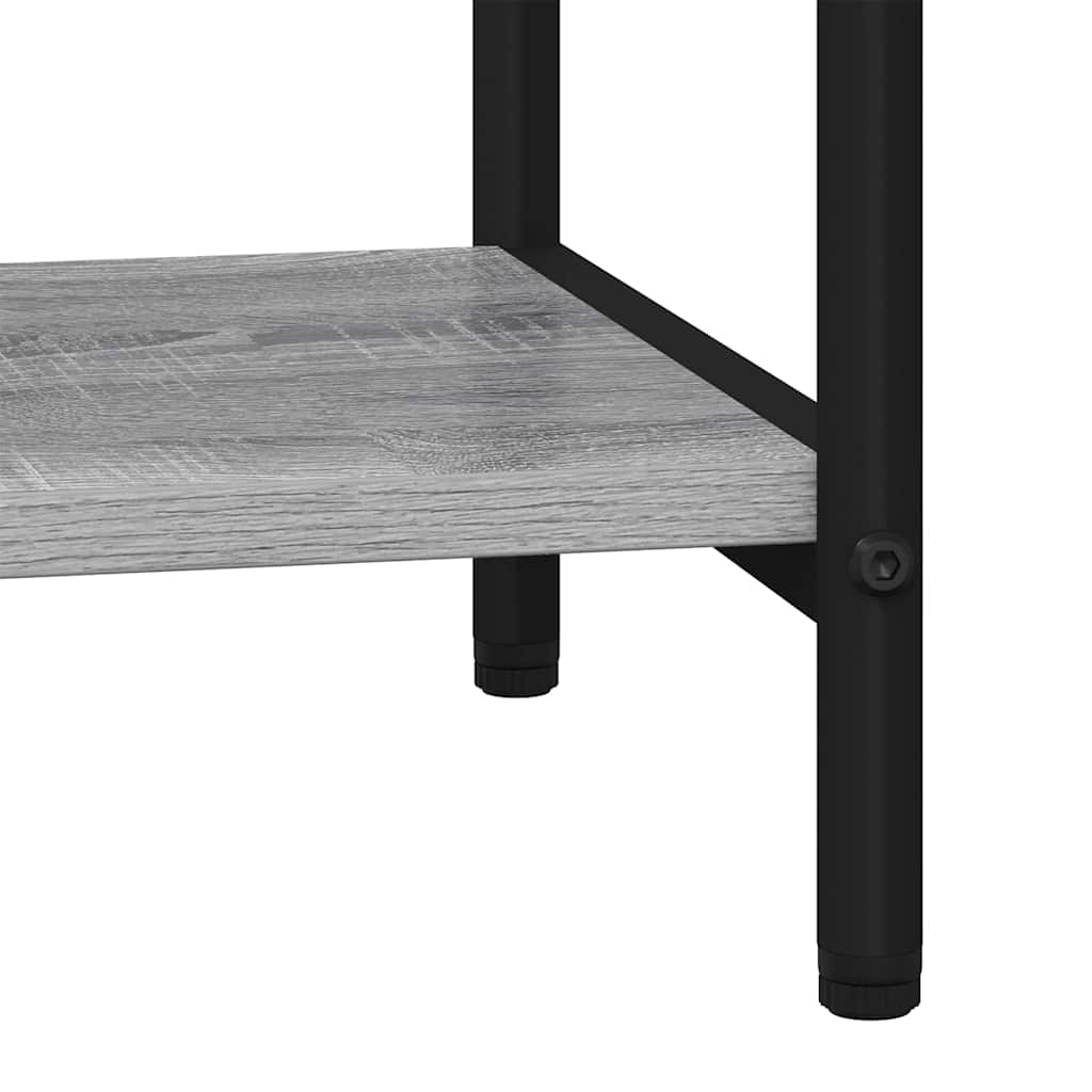 vidaXL Bücherregal Graues Sonoma 80 x 30 x 109 cm Holzwerkstoff