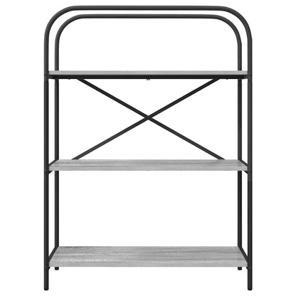 vidaXL Bücherregal Graues Sonoma 80 x 30 x 109 cm Holzwerkstoff