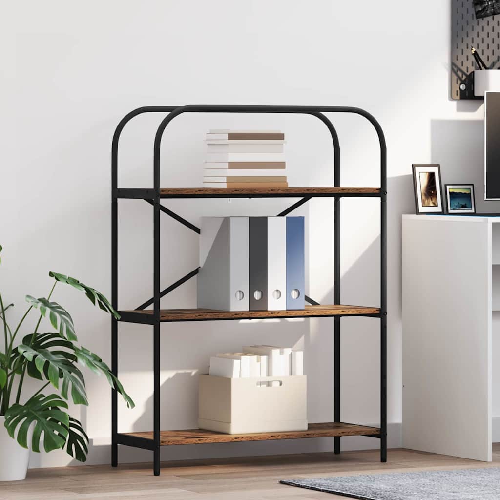 vidaXL Bücherregal Altholz 80 x 30 x 109 cm Holzwerkstoff