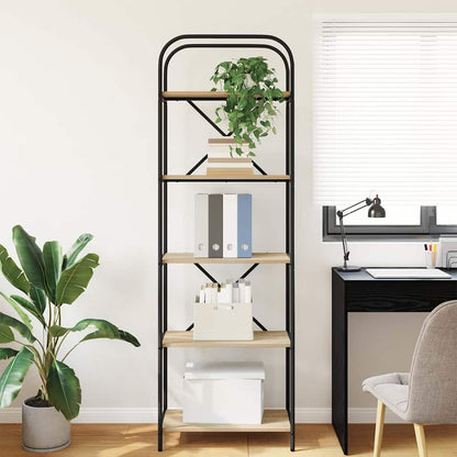 vidaXL Bücherregal Sonoma-Eiche 60 x 30 x 183 cm Holzwerkstoff