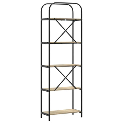 vidaXL Bücherregal Sonoma-Eiche 60 x 30 x 183 cm Holzwerkstoff