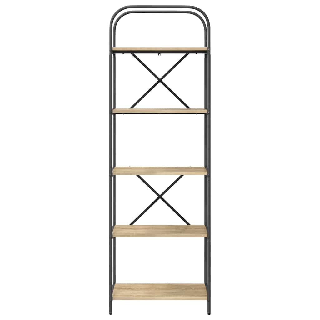 vidaXL Bücherregal Sonoma-Eiche 60 x 30 x 183 cm Holzwerkstoff